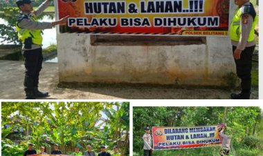 Giat Peduli Api Kapolsek Belitang Katakan Ini Merupakan Bentuk Pelayanan Kepada Masyarakat
