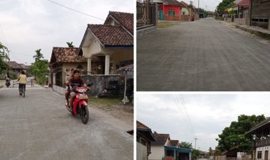 Antusias dan Apresiasi Masyarakat Terhadap Pembangunan Jalan di Desa Cempaka Kecamatan Cempaka.