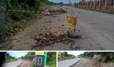 Diduga Kontraktor Kangkangi UU KIP, Proyek Pelebaran Jalan di Ruas jalan Jaya Pura.