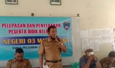 Pelepasan Siswa Kelas VI SDN 03 Martapura Tahun Pelajaran 2021/2022