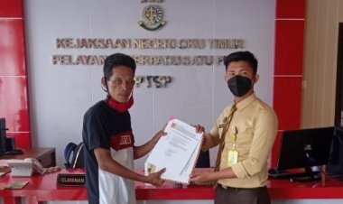 Ketua Lsm Lpi Tipikor Oku Timur Resmi Laporkan Dugaan Mark,up Penggunaan Dana Desa Di Desa Negeri Sakti Kecamatan Cempaka