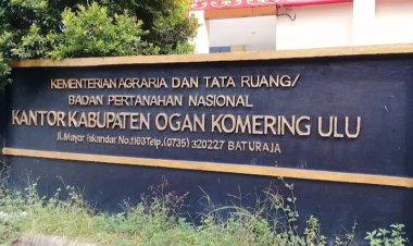 Di duga BPN OKU lakukan konspirasi jahat dengan KUD Minanga Ogan