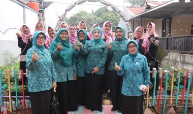 Pastikan Program Berjalan Baik, Halimatussadiyah Iwan Rechecking Penerapan 10 Pokok Program PKK di Desa Rawapanjang