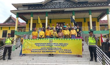 Demi Solidaritas Melayu Rempang Galang HKM Tanjabbar Gelar Aksi