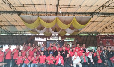 Ratusan Pengurus Dari DPP-DPW Dan DPC PWDPI.Merihakan Hari Lahir Yang Ke-1.