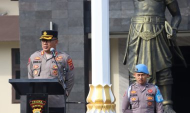 Kapolres Minta Anggota Terus Berbuat Baik