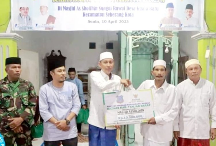 Pemkab Tanjabbat Gelar Safari Ramadan ke Masjid As-Sholihin Desa Kuala Baru
