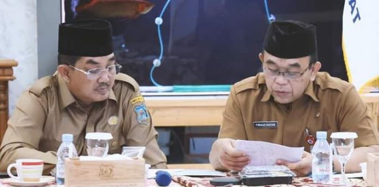 Bupati Anwar Sadat Ikuti Rakornas Pengendalian Inflasi Daerah Tahun 2023