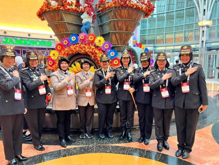 Indonesia Kirim 15 Personil dalam Konferensi Polwan Internasional di Kanada