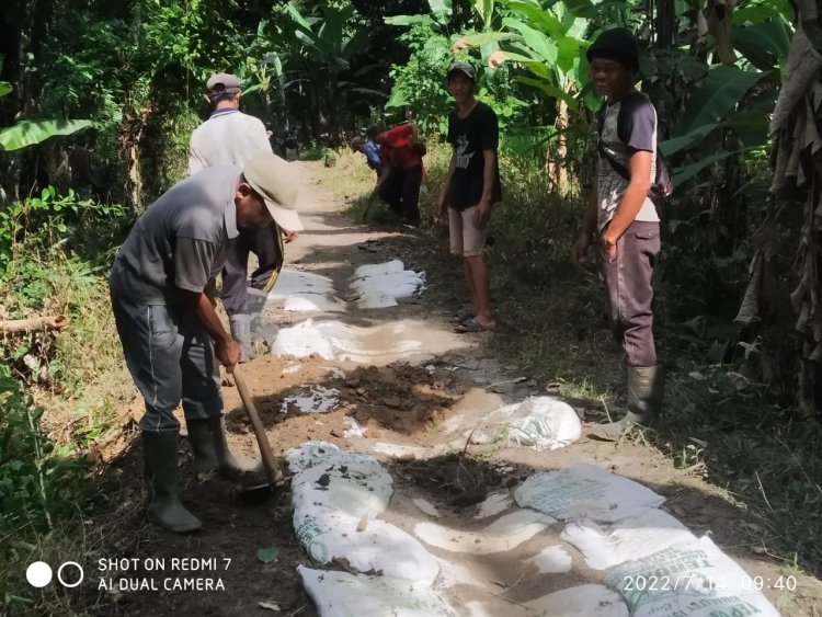 Masyarakat Desa Gunung Batu Kecamatan Cempaka Harapkan Pembangunan Jalan Usaha Tani