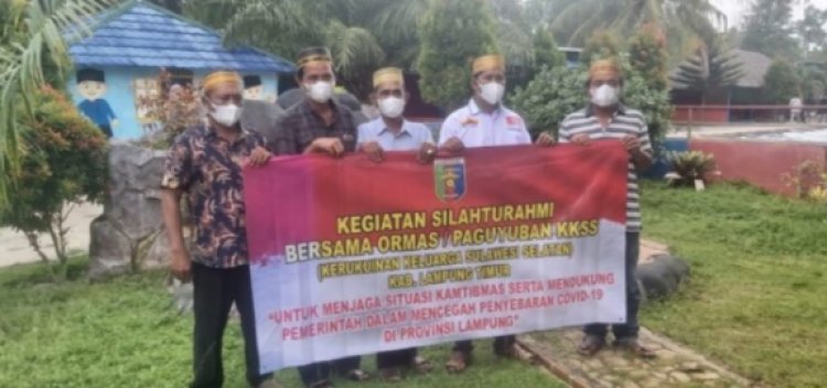 BPD KKSS Lampung Timur Gelar Silaturahmi Bahas Kamtibmas serta Penanganan Covid-19