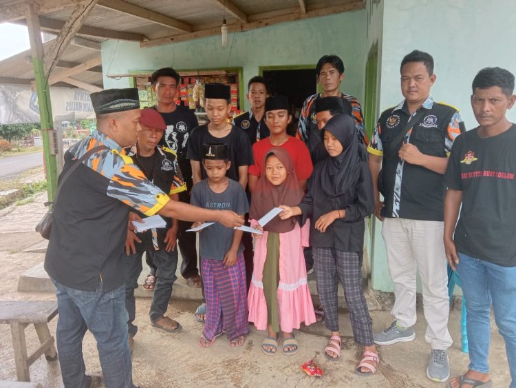 LSM GMBI Pokja Desa Sukabanjar, Menyantuni Anak Yatim Bertajuk "GMBI Peduli" Di Hari Ulang Tahun Ke-20