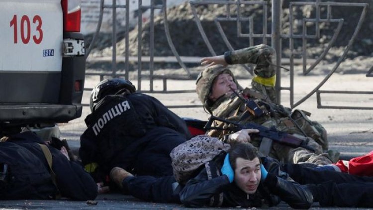 Ledakan Kembali Guncang Kyiv Utara, Diduga dari Rudal Rusia