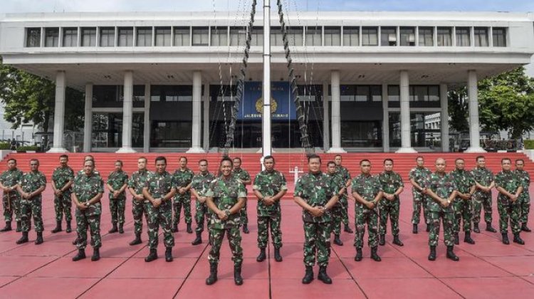 Panglima TNI Mutasi 328 Pati, Termasuk Pangkostrad dan Pangkoarmada