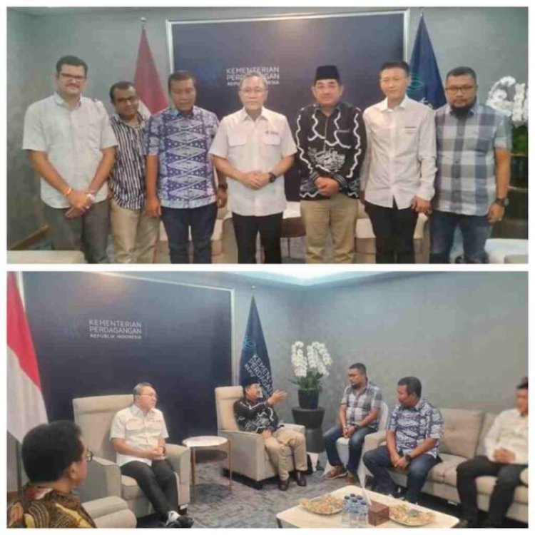 Bupati Tanjab Barat Hadiri Pertemuan Dengan Menteri Perdagangan RI Bahas Harga Pinang Petani