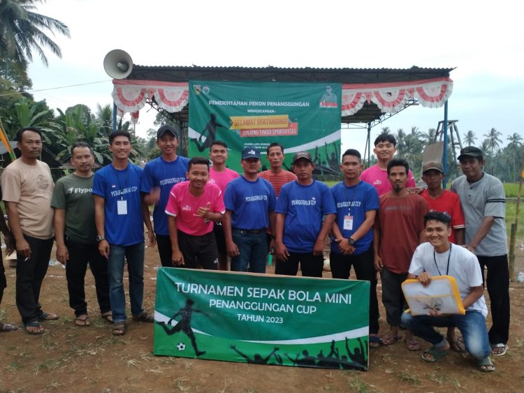 Dalam rangka Mempringati Dirgahayu Repoblik Indonesia(RI)Ke 78 Pemerintah Pekon Penanggungan Adakan Turnamen Cup Bola Mini Antar Pekon