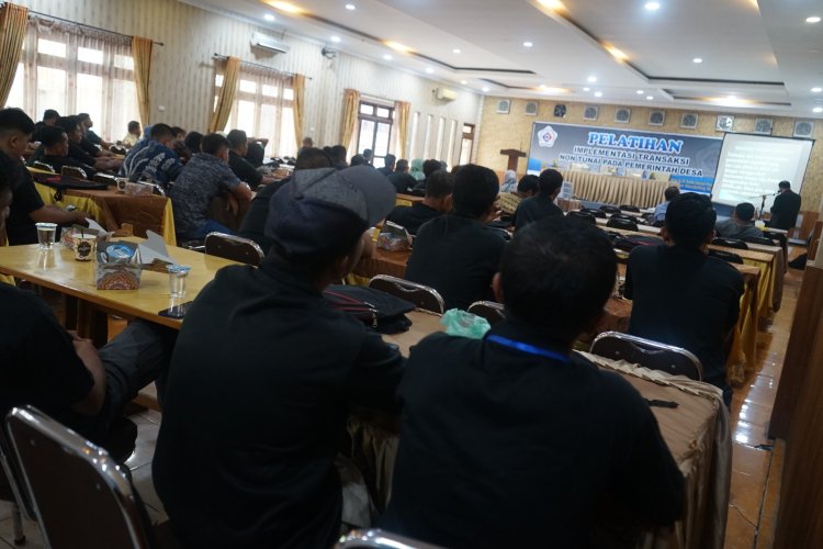 Kades Se - Kabupaten Madina Ikuti Pelatihan Implementasi Transaksi Non Tunai Pada Pemerintah Desa