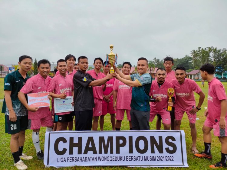 Wukusao FC Juarai Liga Persahabatan Wonggeduku Bersatu