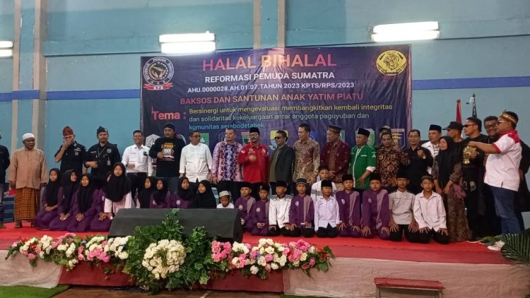 Gp Ansor PAC Kecamatan Panongan Hadiri Halal Bihalal dan Santunan Anak Yatim RPS