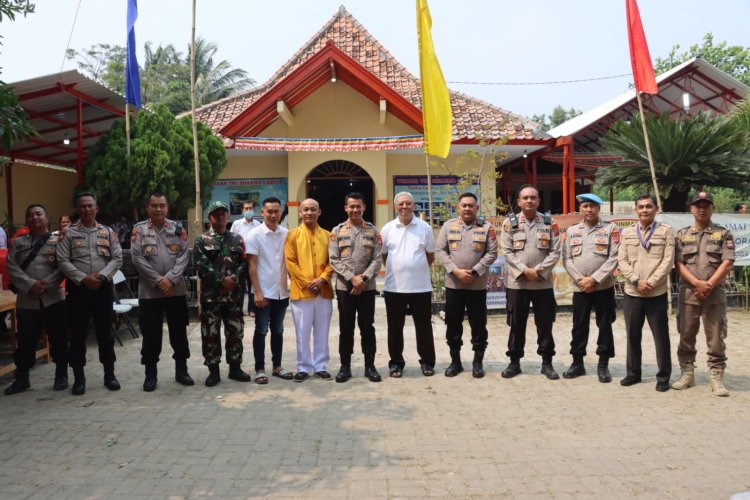 Sambangi Vihara, Kapolresta Tangerang Pastikan Sistem Pengamanan Ibadah Waisak