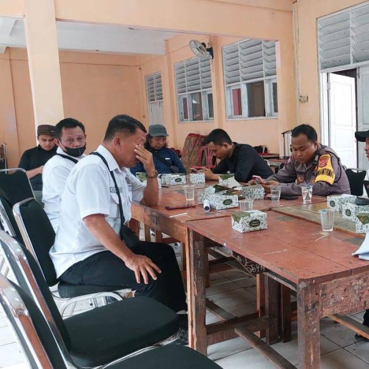Bhabinkamtibmas Desa Cikupa  Bripka S. Hamdi Hadiri Rapat Pleno Terbuka Rekaputulasi Hasil Perbaikan DPS Tingkat PPS Desa Cikupa Pemilu 2024