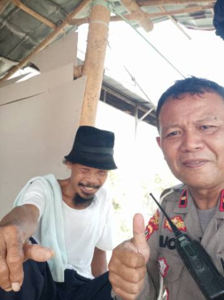 IPDA Udi Muhdi Kanit Lantas anggota Polsek Cikupa Polisi RW, Jaga Khamtibmas Di Desa Pasir Jaya