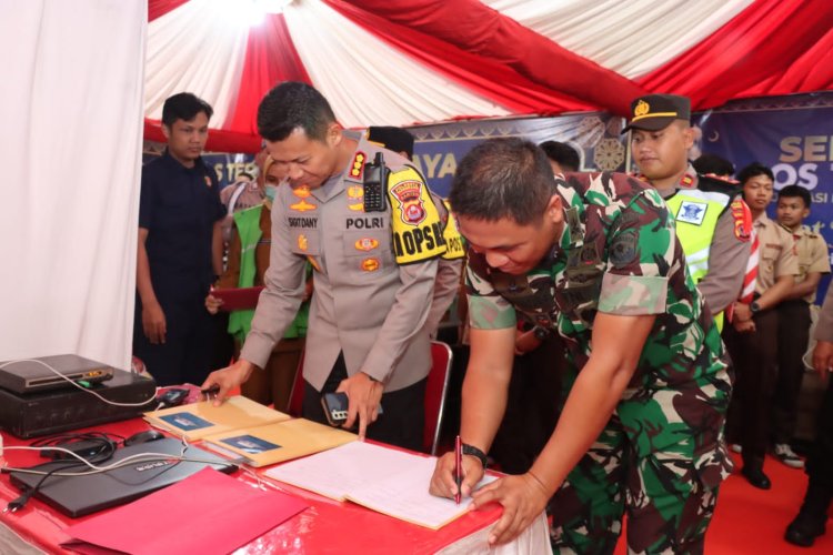 Pastikan Kesiapan, Kapolresta Tangerang Tinjau Pos Pengamanan dan Pos Pelayanan Operasi Ketupat