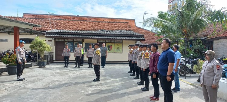 Apel Pagi Polsek Cikupa Polresta Tangerang Polda Banten,Sebagai Bentuk Komunikasi Pimpinan Dan Anggota Oleh Wakapolsek Cikupa Akp Udiyano