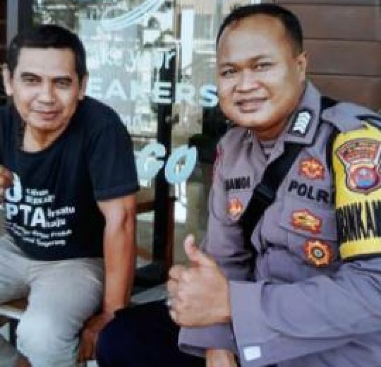 Polsek Cikupa, Polisi RW Bripka S Hamdi, Sambangi Warga Cikupa RW 02, Dengan Kegiatan Program Polisi RW  