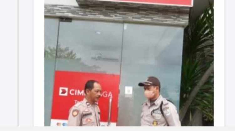 Patroli Rutin Barcode Jln Baru Pemda Perbatasan Kp Samprok Bojong Bizpoint Anggota Polsek Cikupa Titipkan Pesan Kamtibmas Terhadap Security