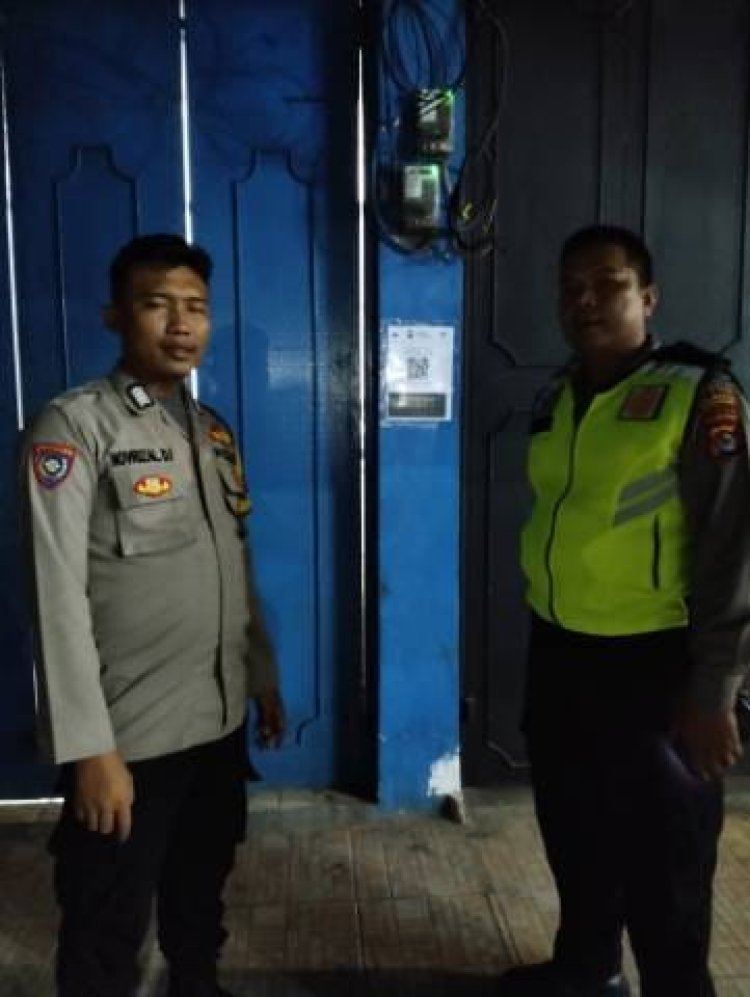 Bripka Noprizal Dwi Farizky melaksanakan Giat Patroli Barcode Di Wilkum Polsek Cikupa
