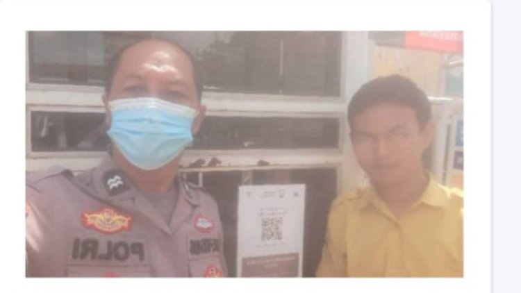 Giat Patroli Barcode Anggota Piket Polsek Cikupa Polresta Tangerang Polda Banten, Di Sekitar Ramayana, Sabar Subur Aman Terkendali