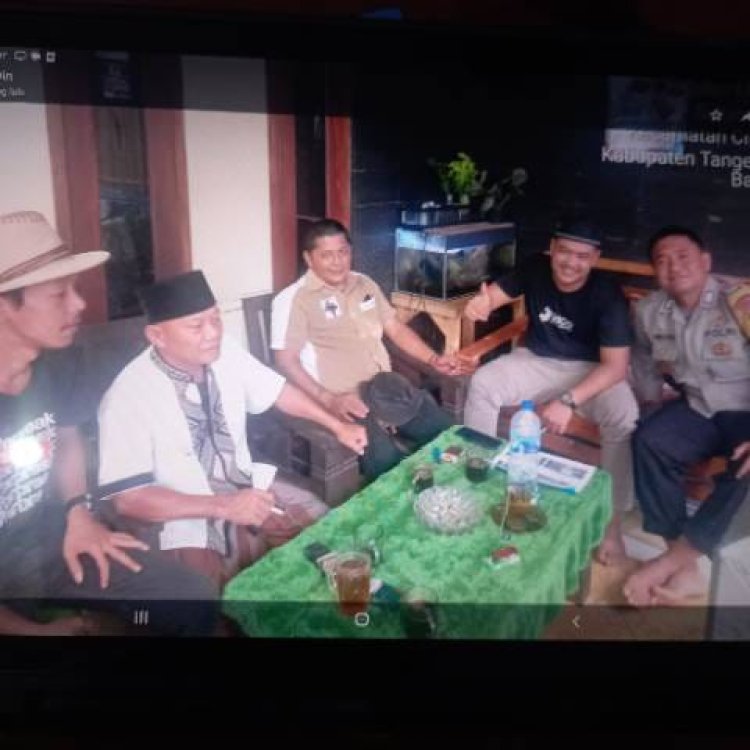 Polisi RW, Bripka Anwaruddin sambang Warga Suka Mulya RT 11/05 Kec. Cikupa