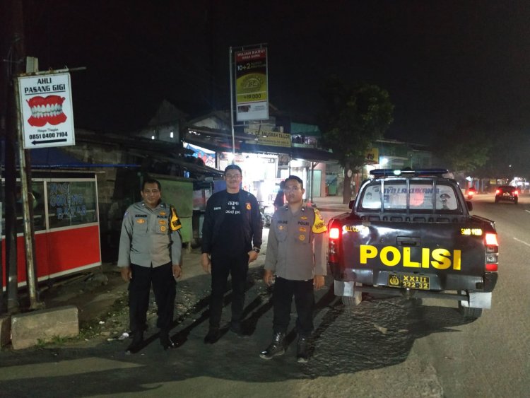 Giat Patroli dan Operasi Cipta Kondisi Menjelang Sahur di Darkum Polsek Cikupa, Himbauan Terkait Surata Edaran Bupati.