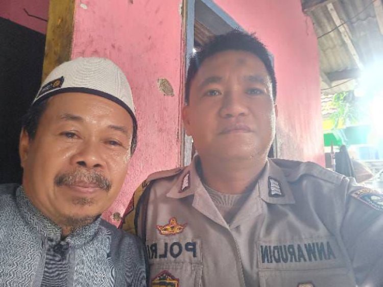 Giat Rutin Polisi RW, Bripka Anwaruddin SABHARA Polsek Cikupa , Gelar Giat Sambang  Tokoh Masyarakat