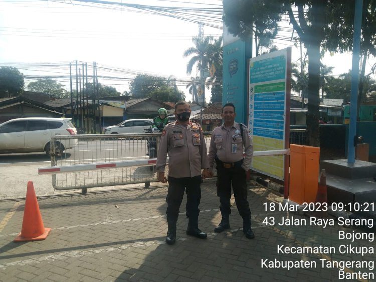 Pastikan Jaga Kamtibmas, Personel Polsek Cikupa Gelar Patroli Barcode