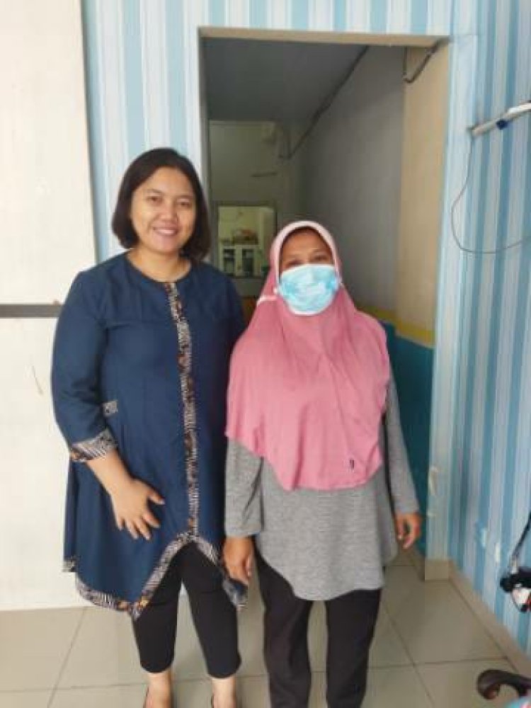 Briptu Mery Zona Marbun, Polisi RW Giat Menyambangi Para Ibu Ibu Warga Kp Sumur Talaga Jalin Sitarurahmi