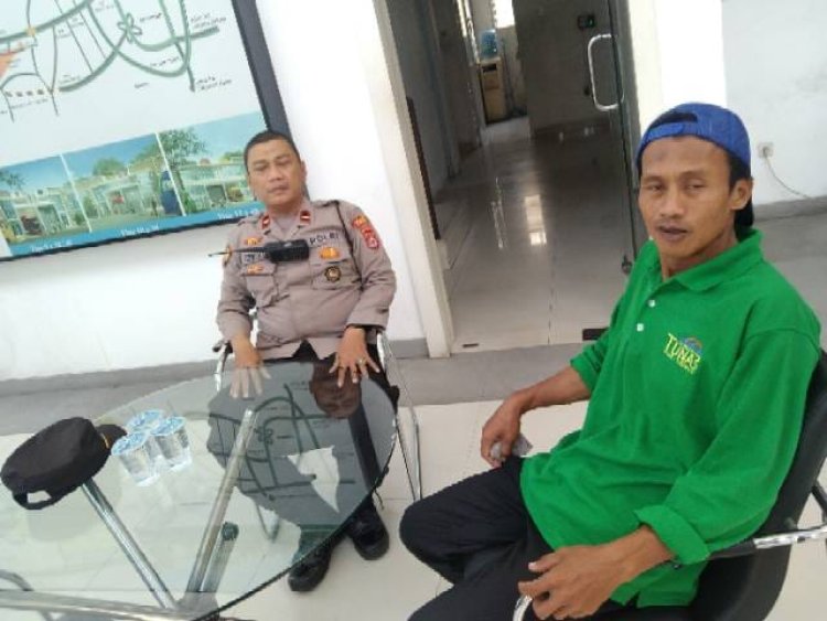 POLISI RW, IPDA PURWANTORO KANIT SABHARA POLSEK CIKUPA Di Kelurahan Pasir Gadung Cikupa