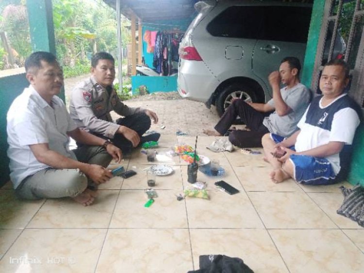 AIPDA ASEP KUSHERI, POLISI RW Kunjungi Ketua RW Kel. Bojong Cikupa Tangerang.