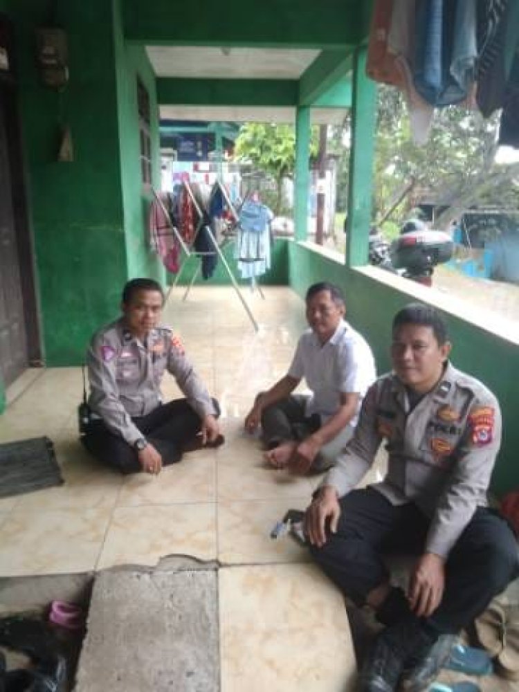 POLISI RW, Aiptu Sapudin Panit Lantas Polsek Cikupa Sambang Ke Desa Bojong Cikupa