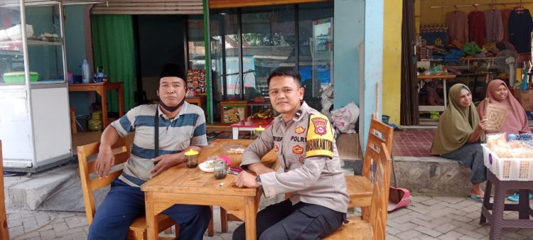 Personil Polsek Cikupa *YUK NGOPI WAE* Mengajak Warga Binaan Untuk Bersinergi Bersama Bhabinkamtibmas dalam  Komomunikasi Sosial Kemitraan