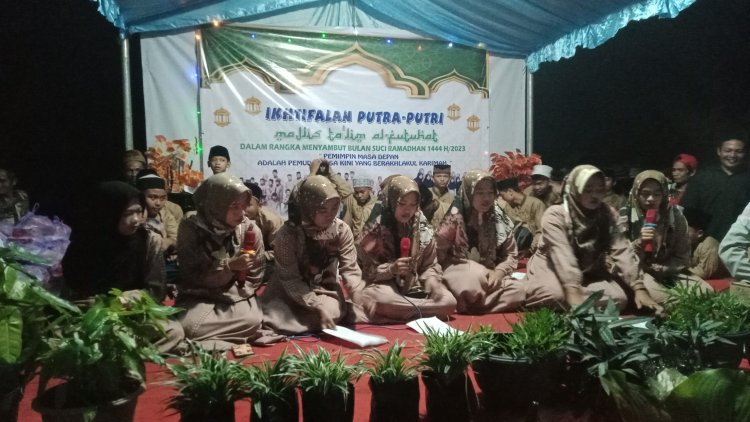 Menyambut Datangnya Bulan Suci Ramadhan kampung Ciodeng Gelar Ikhtifalan Putra-Putri