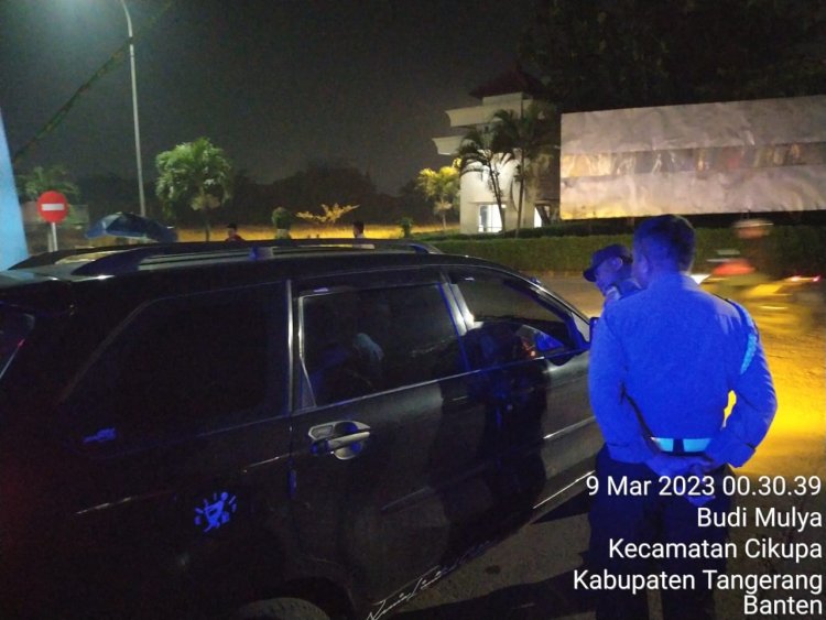 Guna Cegah Tawuran , Personel Polsek Cikupa Polresta Tangerang dengan Berikan Himbauan Pada Remaja