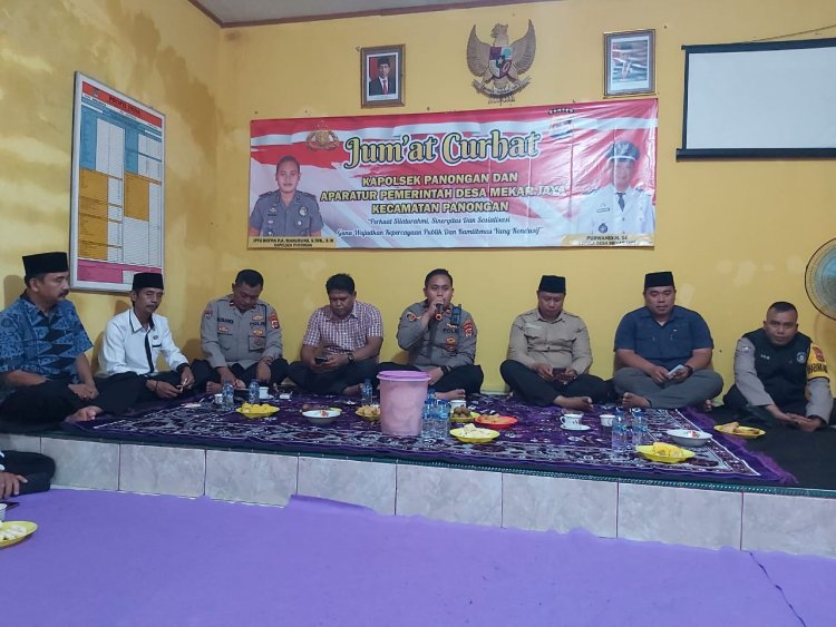 Serap Aspirasi Dan Keluh Kesah Masyarakat, Kapolsek Panongan Melaksanakan “Jum’at Curhat” di Aula Kantor Desa Mekarjaya