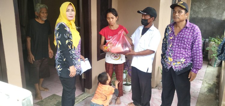 80 Paket Sembako Stimulan Diberikan Janda Jompo Dan Penyandang Disabilitas Desa Rancailat - Kresek