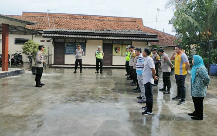 Polsek Cikupa Polresta Tangerang Polda Banten, Giat Apel Pagi Guna Antisipasi Dan Tingkatkan Keamanan