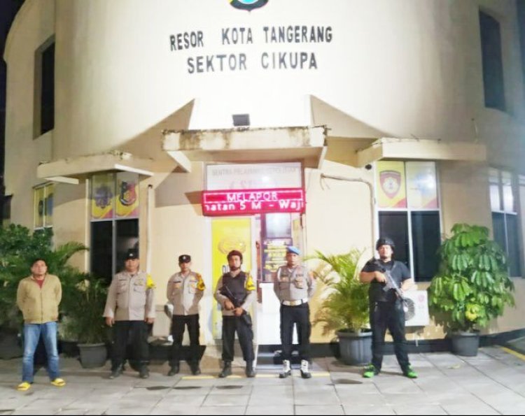 Apel Cipkon, Antisipasi Guantibmas Personil Polsek Cikupa Polresta Tangerang  Polda Banten Cegah Aksi  Balap Liar