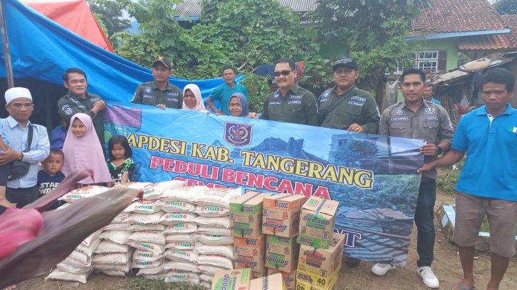 APDESI Kabupaten Tangerang Kunjungi dan Salurkan Bantuan Korban Bencana di Cianjur