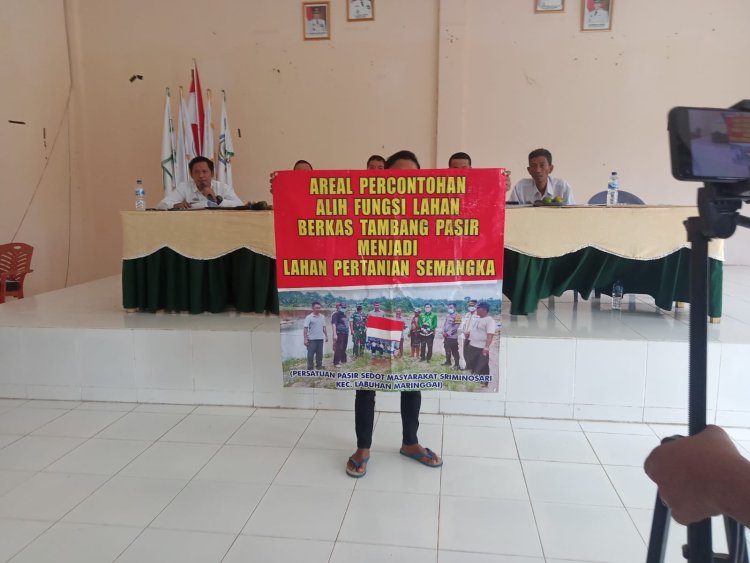 Petambang Pasir di Kecamatan Labuhan Maringgai di berikan Janji Manis oleh Pejabat Daerah Kabupaten Lampung Timur  Lampung Timur