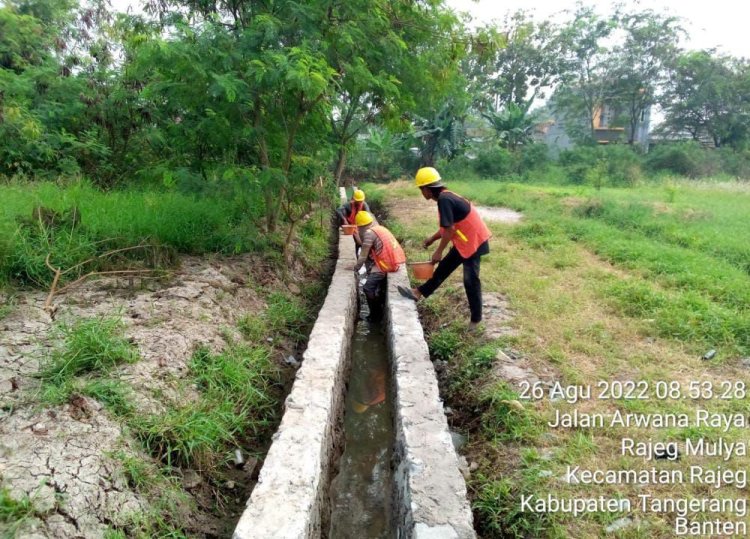 Warga Perumahan Nuansa, Apresiasi Pembangunan Drainase Guna Menampung Kebanjiran